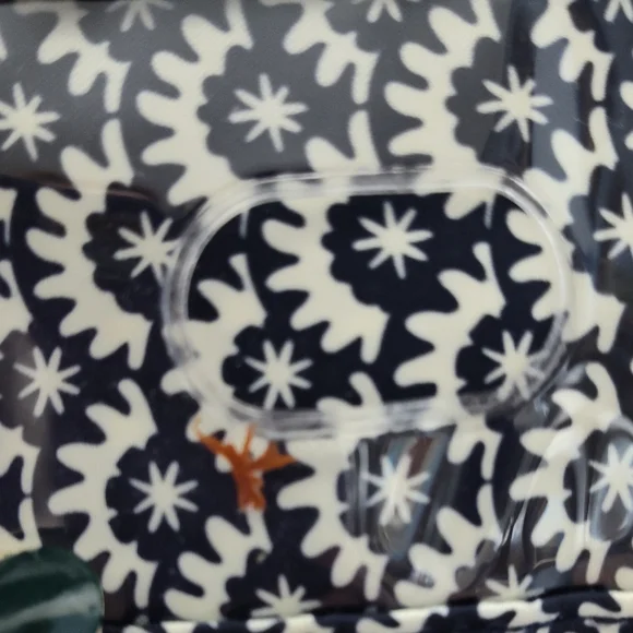 Vera Bradley RFID Crossbody Wallet Wolf Gray embroidered Flowers Dragonfly - Picture 12 of 16